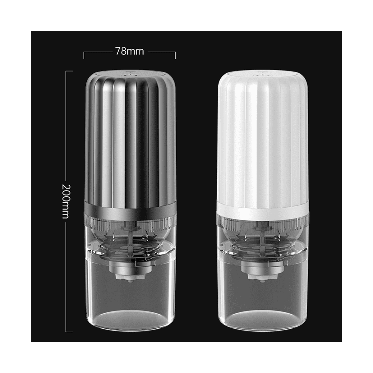 Electric Coffee Grinder Portable Adjustable Coffee Beans Grinder