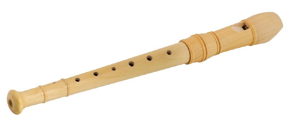 Wood Recorder Musical Instrument 