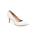 thumbnail image 1 of Alfani Womens Jeules Leather Pointed Toe Classic Pumps, 1 of 4