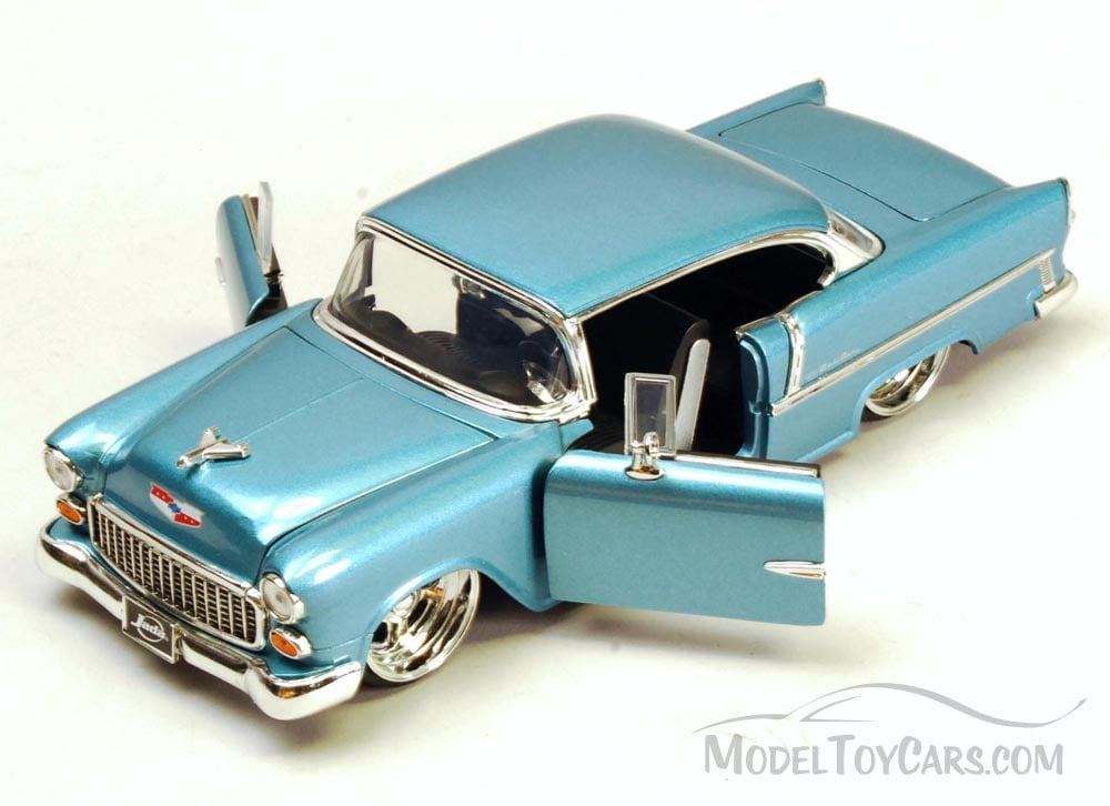 Diecast 1/24 Jada 1955 Chevy Bel Air Old Skool-Azul o Naranja 
