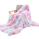 thumbnail image 5 of Accesorios de fotografía, manta pequeña de arcoíris, manta para la siesta en la oficina, manta para el sofá teñida anudada, manta de terciopelo, 5 of 5