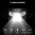thumbnail image 3 of USB Rechargeable Headlamp Flashlight Hands Free Head Band Outdoor Lamp LED Light, 3 of 12