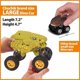 thumbnail image 3 of Dinosaurs Pull Back Car Toy - New Model Dinosaur Toys Vehicles for Kids and Toddlers - Dino Cars are a for Boys and Girls 3 4 5 6 Year Old (Yellow-Blu, 3 of 4