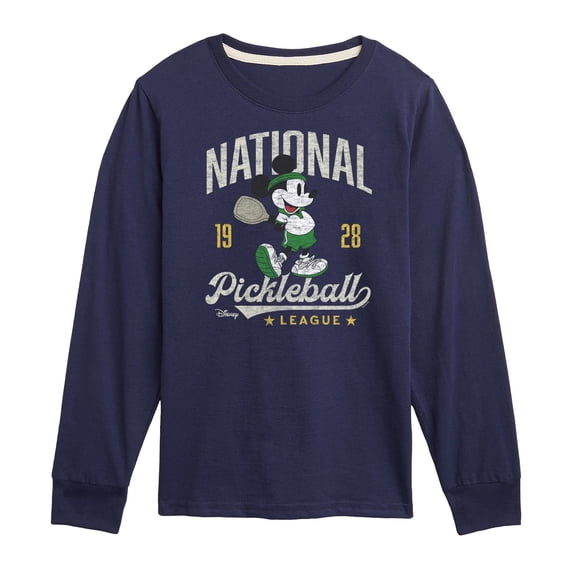 Disney - Mickey Pickleball League Long Sleeve Graphic T-Shirt