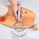 thumbnail image 5 of Xihbxyly Batidor de Acero Inoxidable, Batidor de Harina En Espiral, Batidor de Huevos, Preparación de Masa Más Rápida, Ideal para Repostería, Pizza, Pasta y Masa Madre, Herramienta Manual Compacta, T, 5 of 7