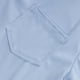thumbnail image 5 of Blusa y camisa de manga larga con cuello vuelto para hombre, color liso, informal, con botones, cárdigan de media manga, con solapa y bolsillo, blusas de poliéster para hombre, 5 of 7