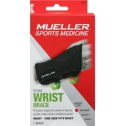 Mueller Fitted Wrist Brace, Black, OSFM, Right