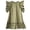 Green, variant on REDARER Toddler Girls' Ruffle Dress, Summer Cotton Loose Fit Princess Dress, Flutter Sleeve Dress for Kids,12-24 Months