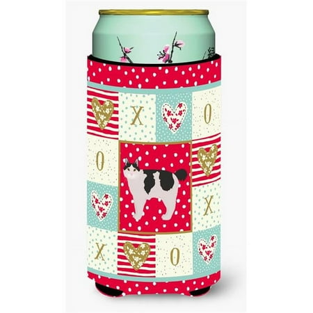 

22-24 oz Kurilian Bobtail No.2 Cat Love Tall Boy Beverage Hugger