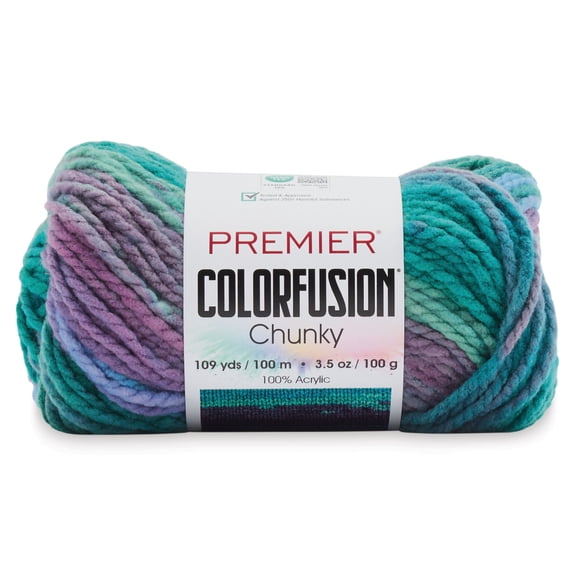 Premier Yarn Colorfusion Chunky Yarn - Jewels, 109 yards