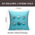 thumbnail image 2 of LALILO Throw Pillow Covers Silver Decoration Happy New Year And Cushion Cover 18" x 18", 2 Pack, 2 of 6
