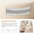 thumbnail image 6 of Timbernest 99" Cloud Sectional Couch, L-Shape Modular Chenille Sofa for Living Room, No Assembly Required, Beige, 6 of 8