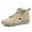 Khaki, variant on Men's Ankle Boots Winter Suede High Top Casual Outdoor Comfortable Lightweight Walking Shoes Durable Non Sole