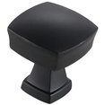 thumbnail image 4 of Elegant Decor KB2022-MB-10PK Bouton Carré Multipack 1.3 Po, Noir Mat - Lot de 10, 4 of 6