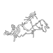 Genuine OE Nissan Engine Harness - 24011-3KA1A