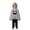 Grey, variant on Zylarhe Girls Halloween Cape Top Pants Set Long Sleeve Fall Winter Toddler Two Piece Green 3-4 Years
