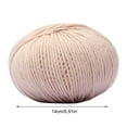 thumbnail image 3 of Clearance! Boovnll Cotton Yarn, Soft Wool Yarn for Crocheting 1.7 oz/50g Machine Washable for Knitting Hats, Sweater, Scarves, Crafts, Home Decorations, DIY Kids Toys, Yarn, 3 of 5