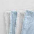 thumbnail image 3 of Elegant Comfort Reversible and Ultra-Plush Flannel Fleece Sherpa Throw- Lightweight Soft and Cozy- All Season Decorative Throw, Perfect for Lounging, 50 x 60 inches, Aqua Blue, 3 of 6