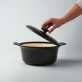 thumbnail image 3 of BergHOFF Ron 10" Cast Iron Dutch Oven 4.4Qt., Black, 3 of 5