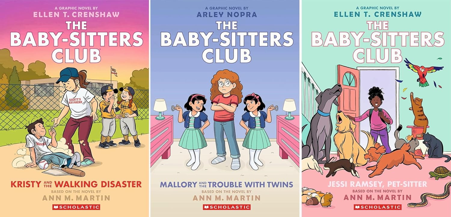 Ann M. Martin's The Baby-Sitters Club Collection Set, Books 1-18 Graphic Novels Set