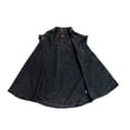 thumbnail image 5 of Dream Apparel Men's Biker Cuttoff Vest Denim/Cotton Shirt with Vintage and Frayed Sleeveless Look 2 Front Pockets, 5 of 5