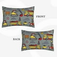 thumbnail image 4 of Haiem Pillowcase for Hair and Skin Queen - Funny Construction Printed Soft Pillowcase with Envelope Closure-20"x30", 4 of 9