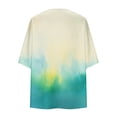 thumbnail image 5 of UVEASISHA Women Tie Dye Kimono Cardigan Half Sleeve Lightweight Summer Outerwear Thin Soft Open Front Shrugs Multicolor XXL, 5 of 6