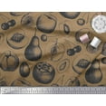 thumbnail image 3 of Soimoi Cotton Jersey Fabric Mix Fruits Print Fabric by the Yard 58 Inch Wide, 3 of 3