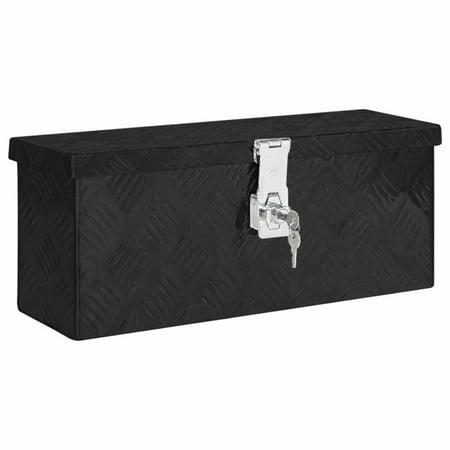 

Aibecy Storage Box Black 19.7 x8.1 x5.9 Aluminum