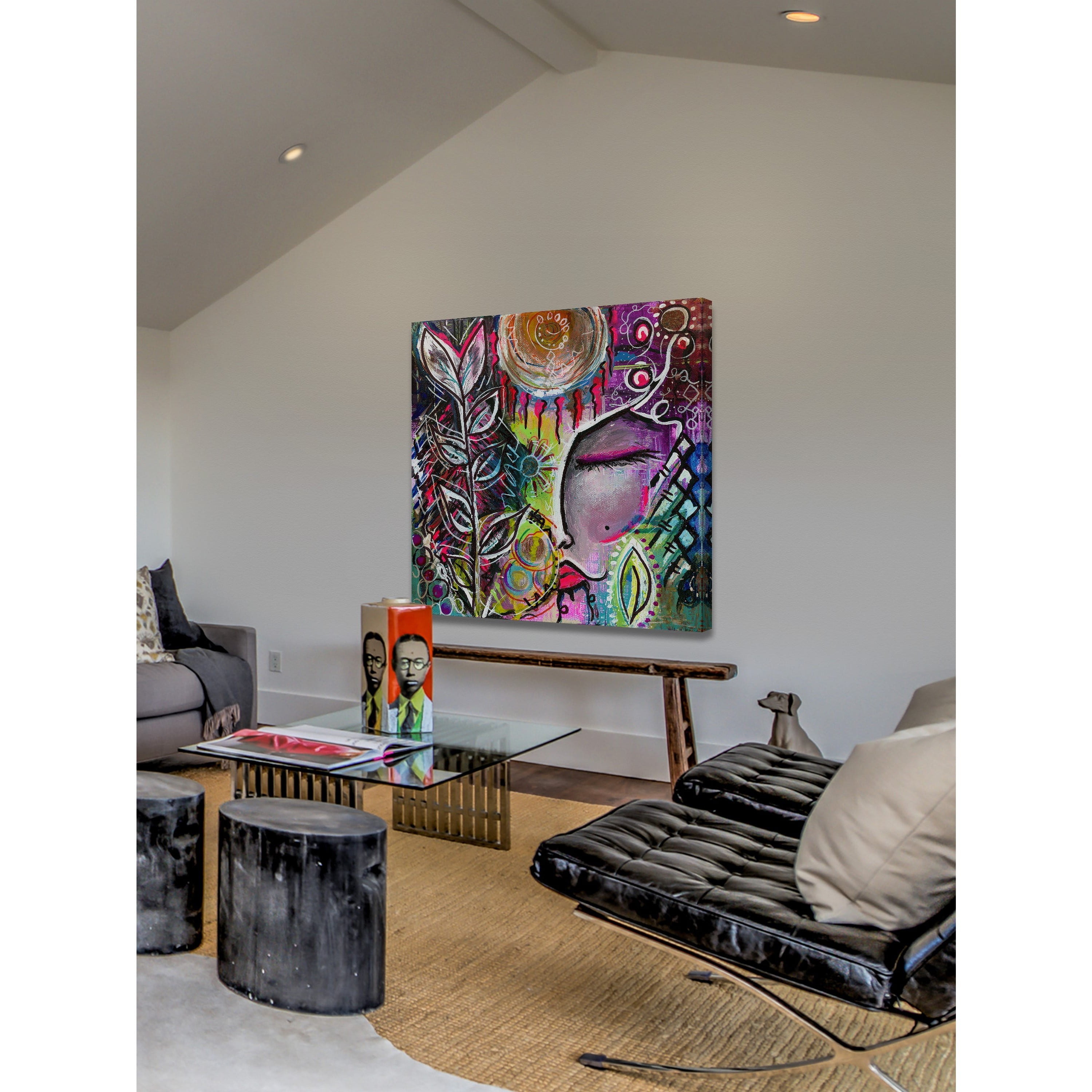 "Goddess" Painting Print on Wrapped Canvas
