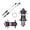 32H Black a pair, variant on Novatec D041SB D042SB Bicycle Hubs, 32/36 Hole Qucik Release,Hub Front 100mm/Rear 135mm