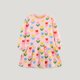 thumbnail image 2 of Odeerbi Niñas Vestido Floral Primavera Otoño Algodón Cuello Redondo Manga Larga Vestido Suelto, 2 of 5