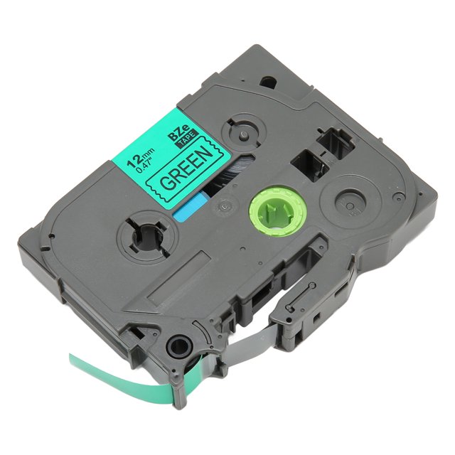 Label Maker Tape, Waterproof Black On Green 2mm TZE231 Label Maker Tape Replacement For PTD210 PTH100