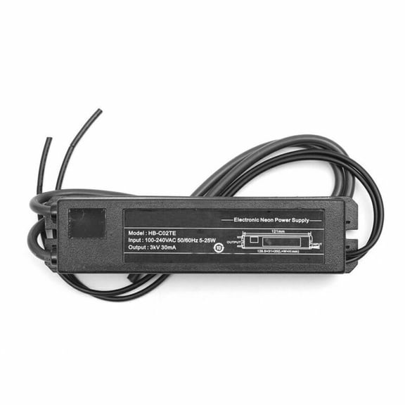 30Ma Electronic Transformer Signage Solution Neon Light Supply 147 X 58 X 42Mm Glass Neon Sign 10Kv 30Ma Output