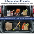 thumbnail image 6 of Seineca 3 Pocket Cargo Net, Heavy Duty Polyester, Includes 4 Carabiners & 4 Bungee Cords, 6 of 8