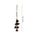 thumbnail image 3 of CuiLiyq Christmas Witch Bells Protection for Door Knob Hanger Wind Chimes Witchy Things, Clear Negative Energy Witchcraft Supplies, for Boho Home Room Decor (Brown), 3 of 6