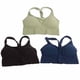 thumbnail image 1 of Sujetador Deportivo, Sujetador De Entrenamiento Sin Costuras, 3 Piezas, Transpirable, Absorbe La Humedad, Resistencia Al Impacto Para Correr Para Mujeres, 1 of 8