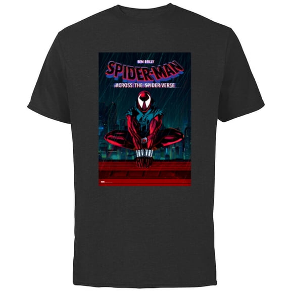 Marvel Spider-Man: Across the Spider-Verse Ben Reilly Poster - Short Sleeve Cotton T-Shirt for Adults - Customized-Black