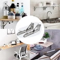 thumbnail image 5 of Stainless Steel Folding Angle Bracket Triangle Shelf Heavy Support Adjustable Wall Mounted Stand 12inch, 5 of 5