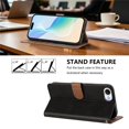 thumbnail image 5 of Leather For Apple iPhone 17e, Flip Wallet Leather Case With Card Holder Magnetic Closure Protective Phone Cases Cover,Black,For iPhone 17e, 5 of 7