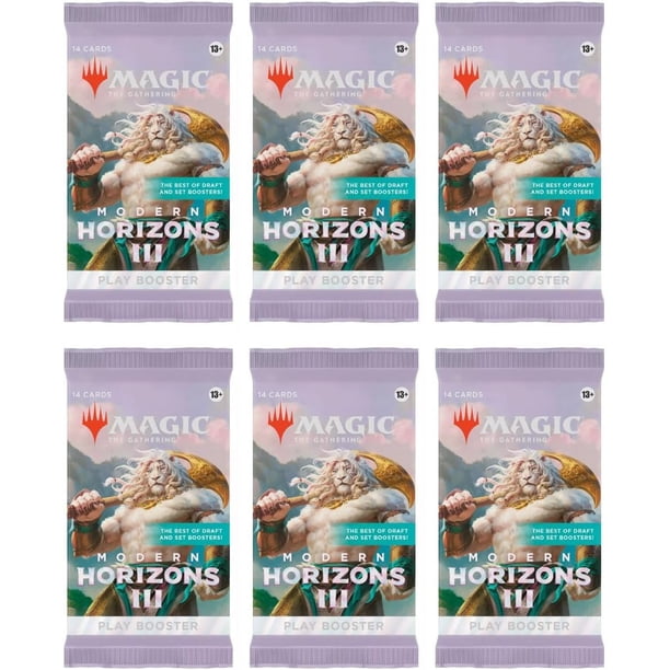 6 Packs MTG Play Booster Pack Lot MTG Modern Horizons 3