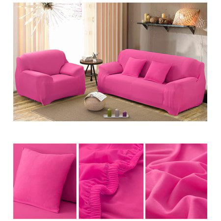 1/2/3/4 Seater Spandex Stretch Couch Cover Elastic Sofa Slipcover for 8 colors 