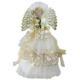 thumbnail image 1 of Northlight Robe d'Ange Blanche et Dorée 16 Pouces à Paillettes pour Arbre de Noël, 1 of 3
