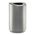 thumbnail image 1 of Safco Open Top Trash Can, Indoor Modern Home 30 Gallon Waste Bin Container, Silver, 1 of 6