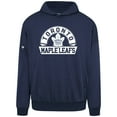 thumbnail image 2 of Men's Levelwear Navy Toronto Maple Leafs Contact Banner Arch Pullover Hoodie, 2 of 3
