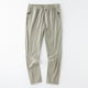thumbnail image 5 of Pantalones deportivos elásticos holgados de seda helada para hombre - Poliéster, pierna recta, cordón, jogging informal, 5 of 6