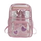 thumbnail image 4 of Mochila transparente Yinane mochila impermeable de PVC Rosa, 4 of 8