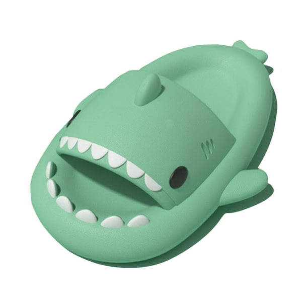 Pantuflas antideslizantes suaves y ligeras Shark Slides de Rosyclo