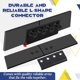 thumbnail image 2 of Juego de 2 Conectores de Riel para Puerta Corrediza de , Herrajes para Puerta Corrediza de , Adaptador de Riel en Forma de L con Tornillos y Tuercas, 2 of 6