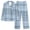 Light Blue, variant on Wancir Women 2 Piece Christmas Pajamas Set Cute Bow Long Sleeve Shirts Pants Graphic Pjs Sets Xmas Jammies